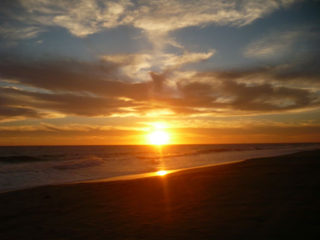 Playa Escobilla, Sonnenuntergang